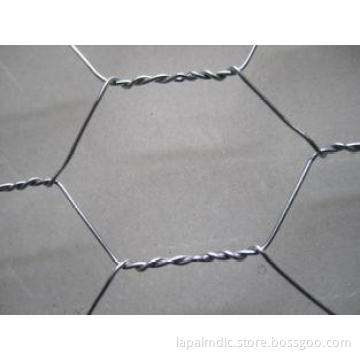 Plastic Galvanized Hexagonal Wire Netting , 25 - 50mm Hole